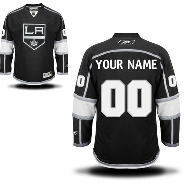 Reebok Los Angeles Kings Custom Youth Premier Home NHL Jersey->women nhl jersey->Women Jersey